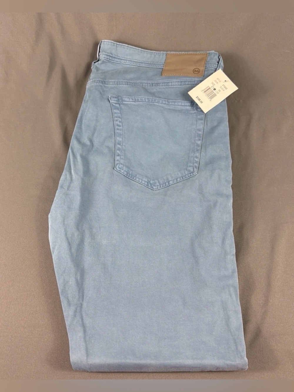 AG Pants Tellis Modern Slim 37 x 34 Irregular Clear Skies Cotton NWT MSRP $198
